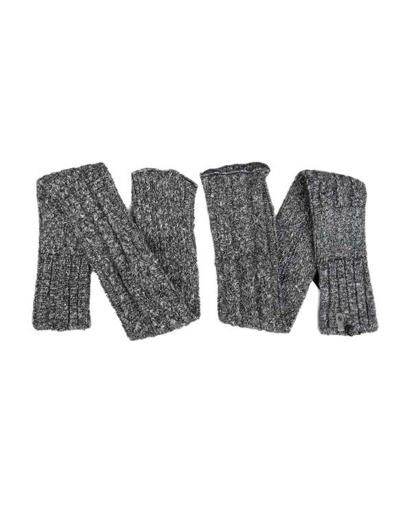 ساق پا زنانه بافت طوسی تیره تارتن Tartan مدل مارپیچ