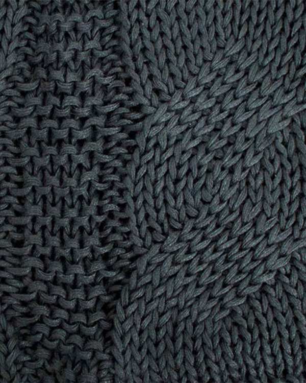 ست شال گردن و کلاه و دستکش بافت بچگانه سبز تیره تارتن Tartan مدل آران طرح مارپیچ - تصویر 2