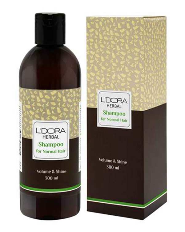 شامپو گیاهی لدورا هربال Ldora Herbal مناسب موهای معمولی 300ml