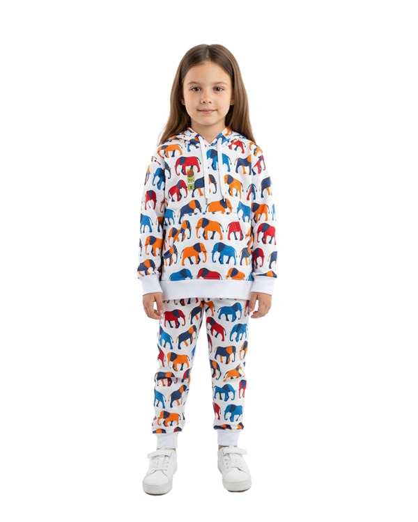 ست هودی و شلوار بچگانه گیزولان Gizolan مدل فیل