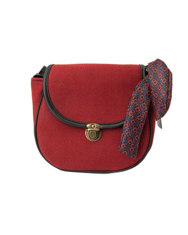 کیف زنانه دوشی زرشکی وندی Vandy مدل پونه