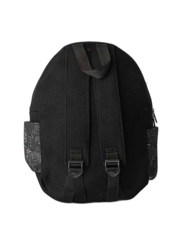 کوله پشتی مشکی وندی Vandy طرح شهر کد 140010 - تصویر 3