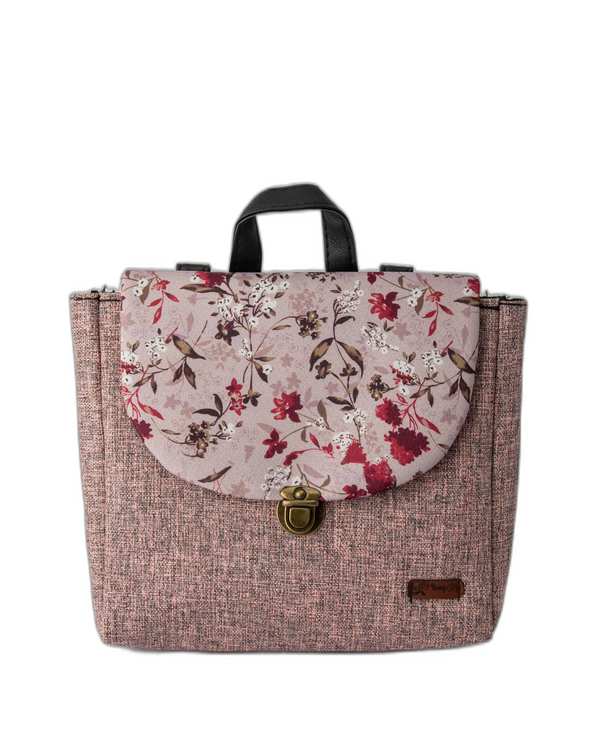 کیف زنانه دوشی صورتی گلدار وندی Vandy مدل گلدونه