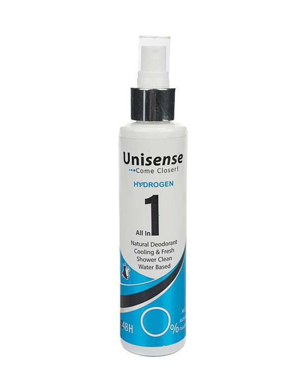 اسپری بدن مردانه یونی سنس Unisense مدل Hydrogen حجم 160ml