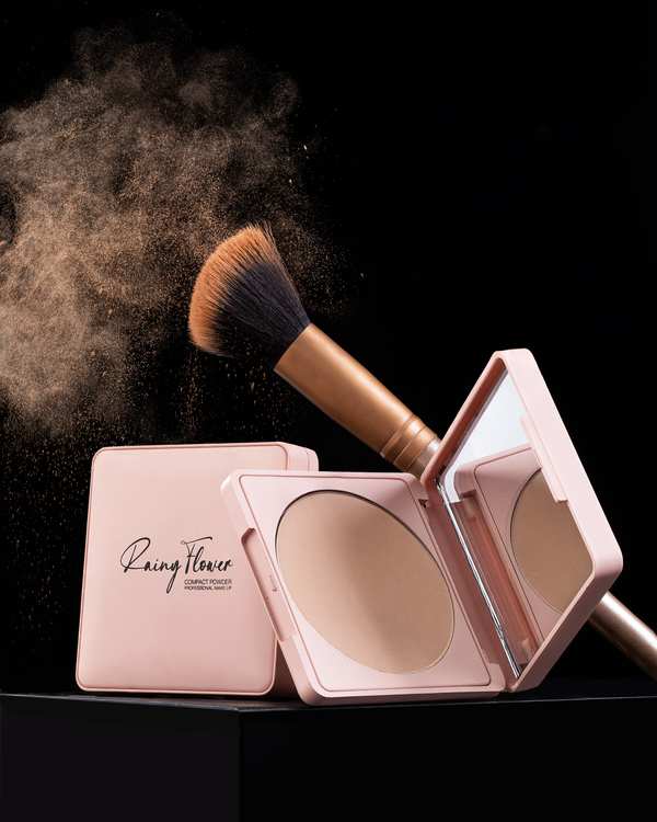 پنکک SPF15 رینی فلاور Rainy Flower حجم 13ml حاوی ویتامین E کد CP01 - تصویر 5