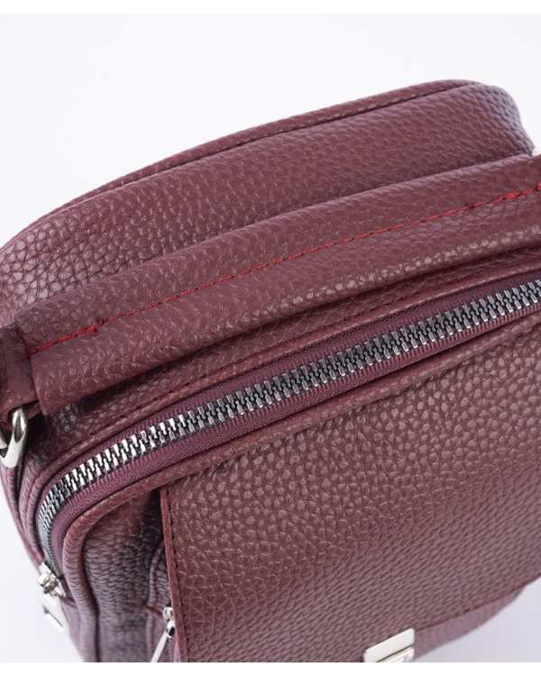 کیف زنانه دوشی زرشکی بیسراک Bisrak مدل SL-470 - تصویر 3