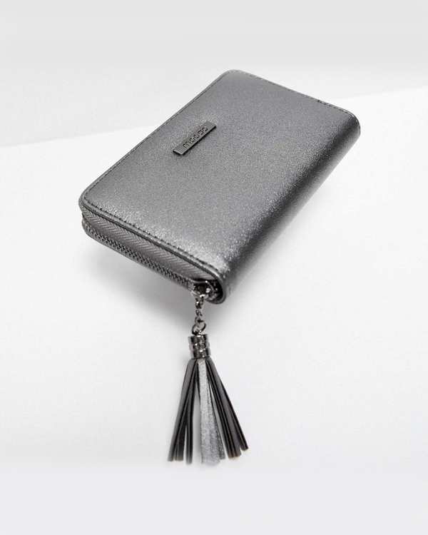 کیف پول زنانه طوسی مودو Moodo مدل Z-PO-3601 - تصویر 4
