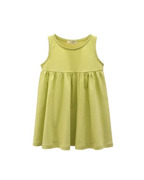 پیراهن دخترانه نخی سبز هومنیتی Whomanity مدل WYKGDR-HQ800