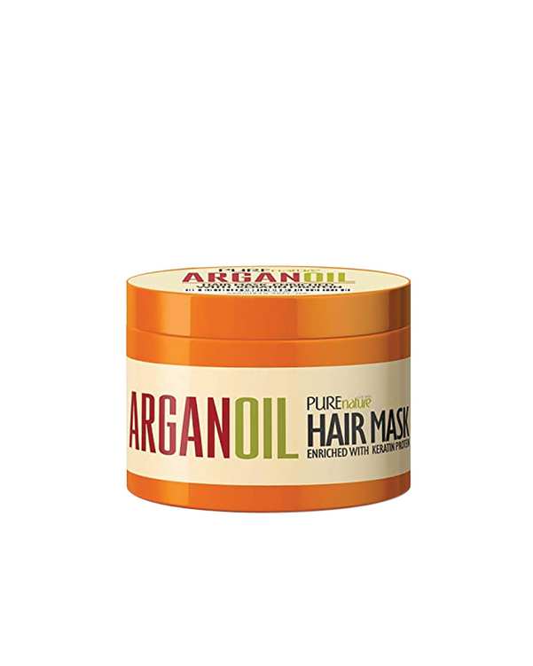ماسک مو پیور نیچر Pure Nature مدل Argan Oil Hair Mask حاوی روغن آرگان 250ml