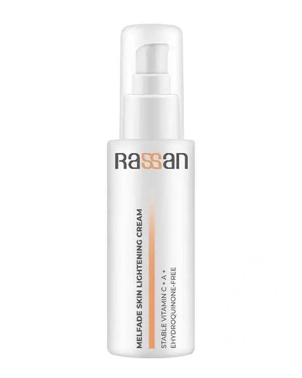 کرم روشن کننده و ضد لک دست و صورت ملفید راسن Rassan حجم 50ml