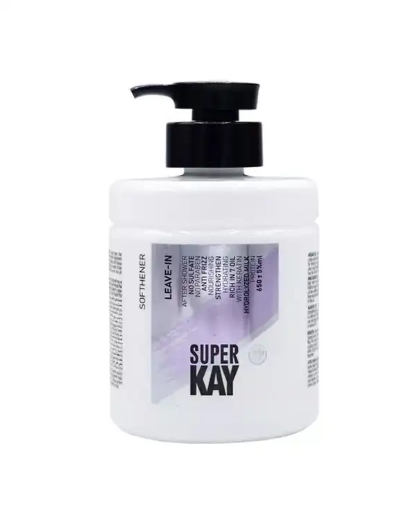 ماسک مو فاقد سولفات بدون نیاز به آبکشی سوپر کی Super Kay حجم 650ml