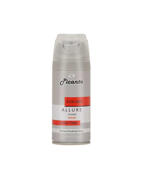 اسپری خوشبو کننده بدن مردانه پیکانتو Picanto مدل الور هوم اسپرت 150ml