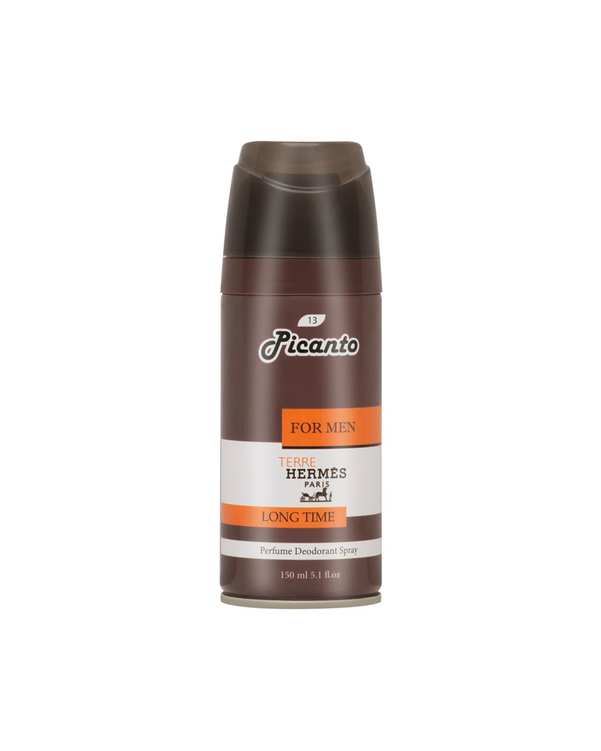 اسپری خوشبو کننده بدن مردانه پیکانتو Picanto مدل تق هرمس 150ml