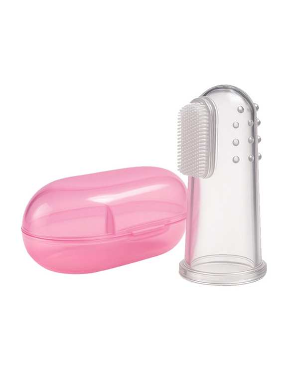 مسواک انگشتی سیلیکونی با قاب محافظ وی کر Wee Care کد S601