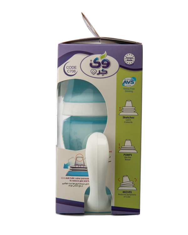 لیوان آبمیوه خوری کودک ضد چکه حجم 180 میلی لیتر وی کر Wee Care کد 706 - تصویر 4