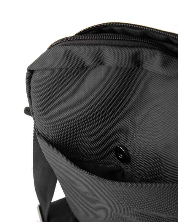 کیف مردانه دوشی مشکی نیلپر توریستر Nilper tourister مدل لسبو کد 671 - تصویر 5