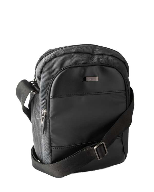 کیف مردانه دوشی طوسی نیلپر توریستر Nilper tourister مدل لسبو کد 671 - تصویر 2