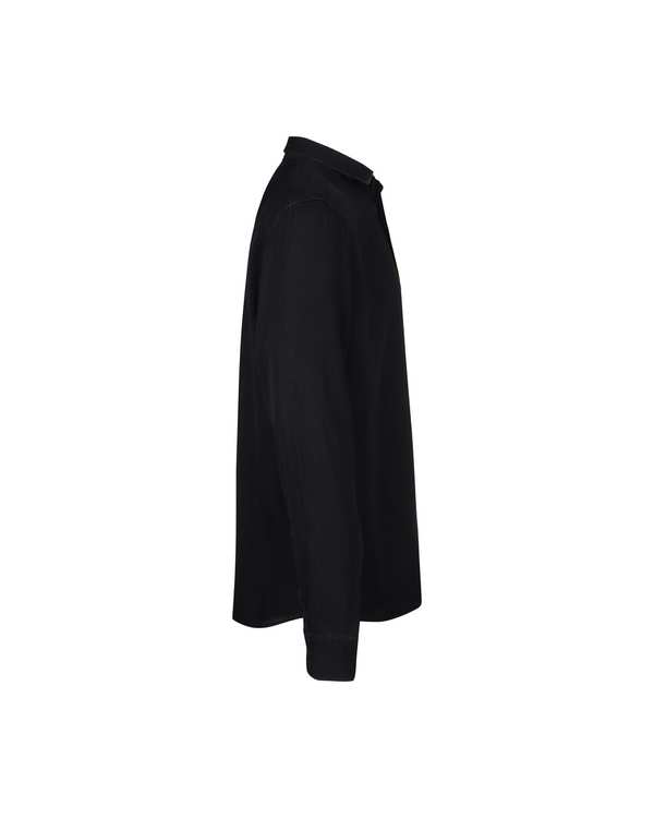 پیراهن مردانه جین کاغذی مشکی هومنیتی Whomanity مدل WYMSHI-SL007 - تصویر 3