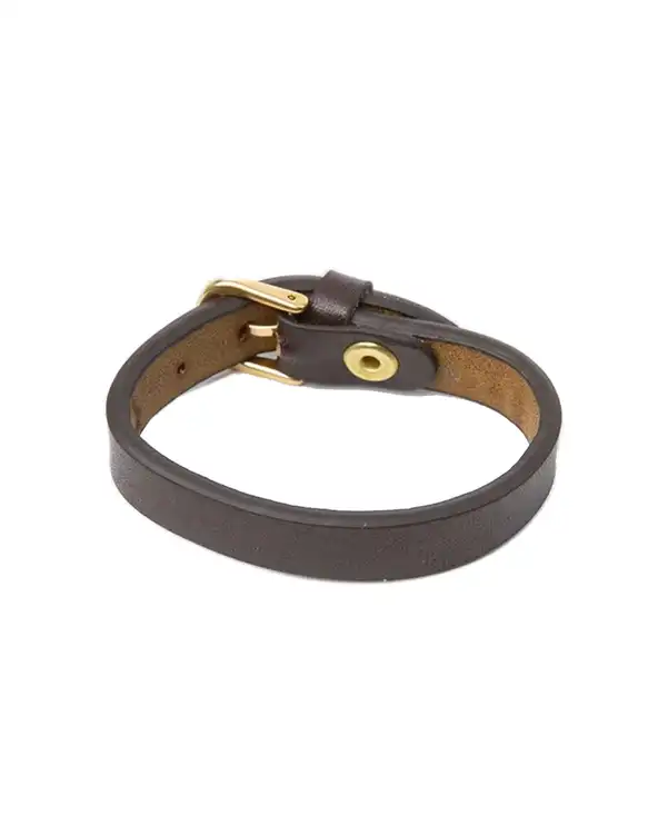 دستبند چرم بچگانه قهوه ای بیسراک Bisrak کد B-K102N