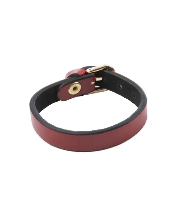 دستبند چرم بچگانه قرمز بیسراک Bisrak کد B-K102N