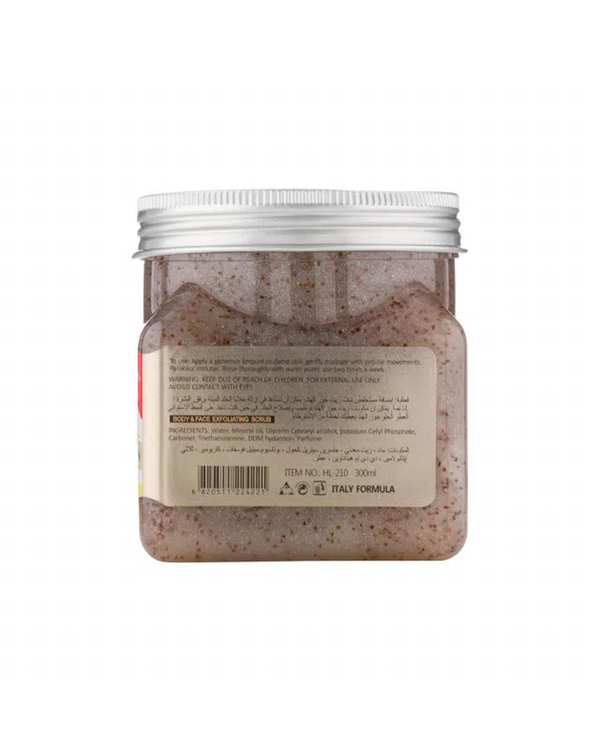 اسکراب شنی صورت و بدن هپی لیدی Happy Lady حاوی کلاژن 300ml - تصویر 2