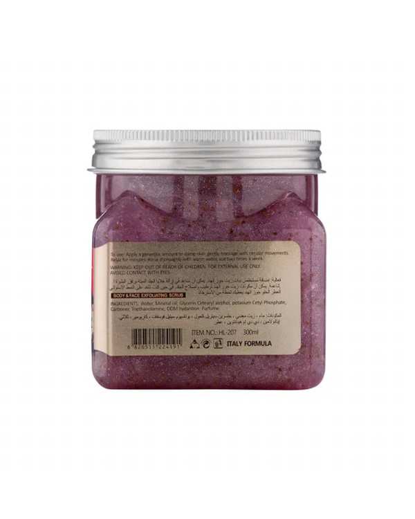 اسکراب شنی صورت و بدن هپی لیدی Happy Lady حاوی عصاره خاویار 300ml - تصویر 4