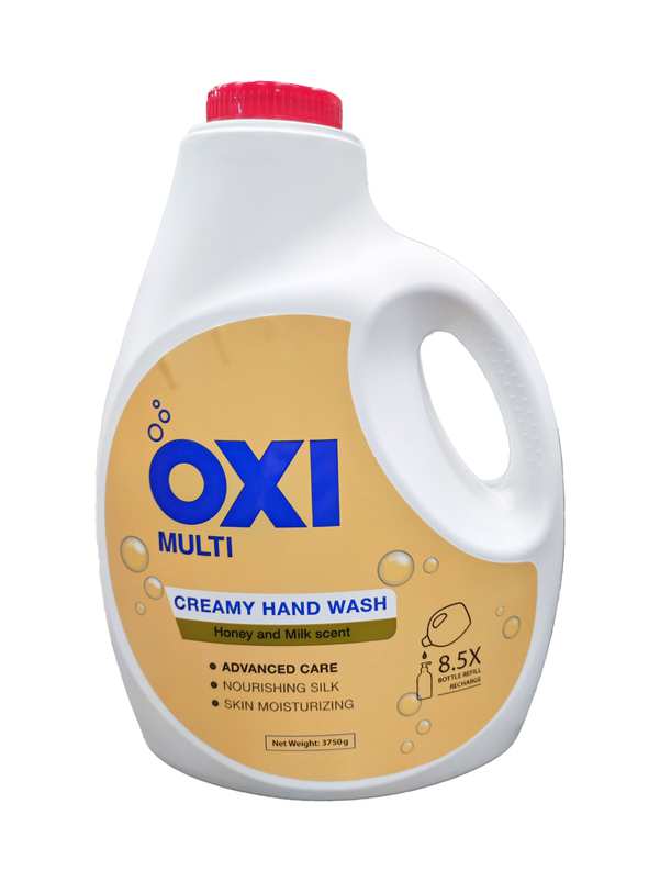 مایع دستشویی OXI با رایحه شیر و عسل 3750 گرم