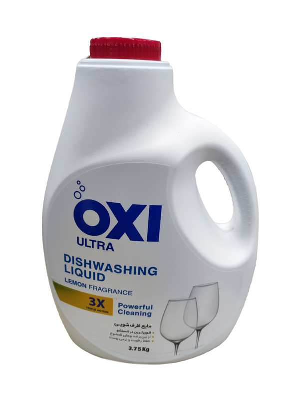 مایع ظرفشویی OXI با رایحه لیمو 3750 گرم
