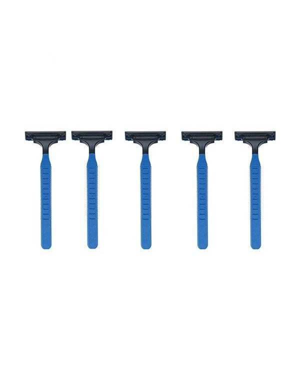 تیغ اصلاح چند بار مصرف 2 لبه سیلور مدل Rubber Grip بسته 5 عددی - تصویر 5