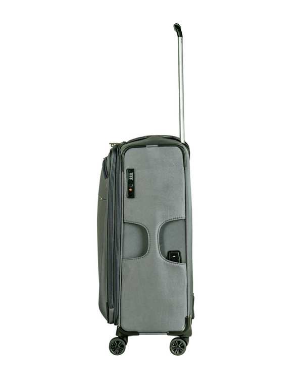 چمدان طوسی نیلپر توریستر Nilper tourister مدل آوان سایز متوسط کد NTLS111002 - تصویر 3
