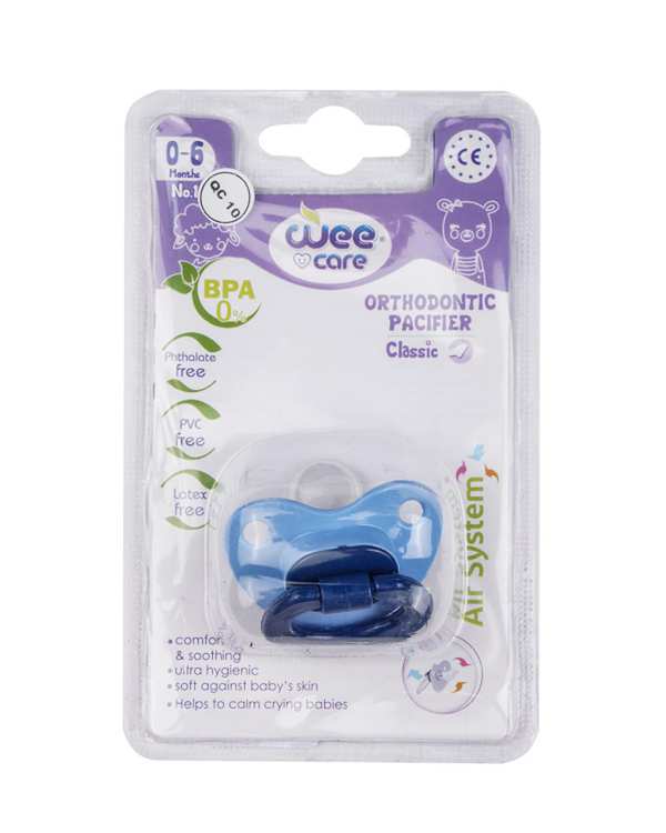 پستانک ارتودنسی سیلیکونی وی کر Wee Care کد P118 - تصویر 3