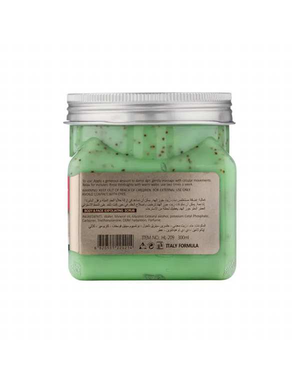 اسکراب شنی صورت و بدن هپی لیدی Happy Lady حاوی عصاره آلوئه ورا 300ml - تصویر 2