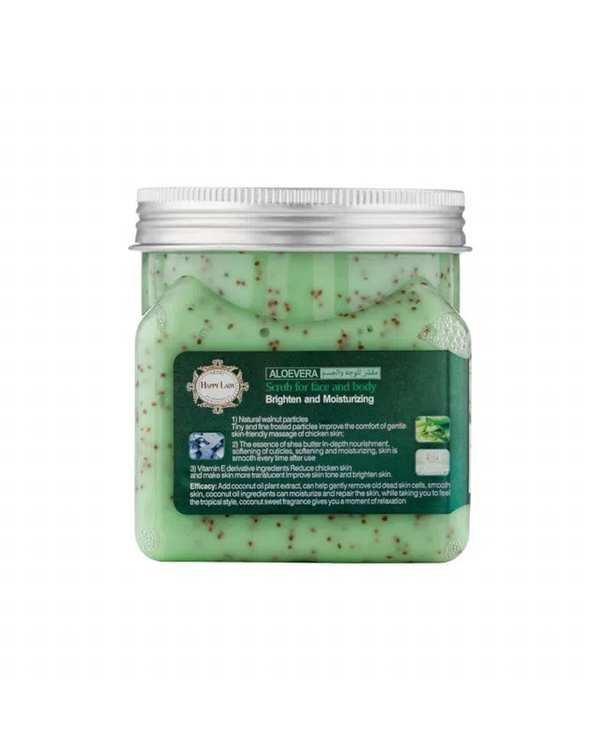 اسکراب شنی صورت و بدن هپی لیدی Happy Lady حاوی عصاره آلوئه ورا 300ml - تصویر 3
