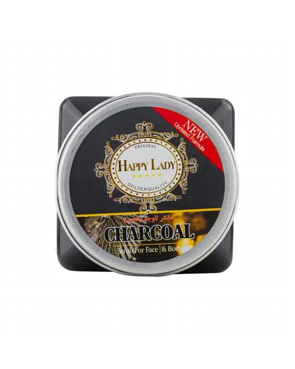 اسکراب شنی صورت و بدن هپی لیدی Happy Lady حاوی زغال 300ml - تصویر 4