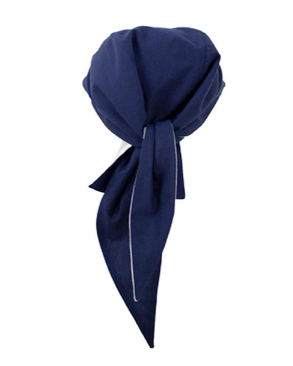 کلاه پارچه ای گره ای دو رو سرمه ای شیری تارتن Tartan - تصویر 5