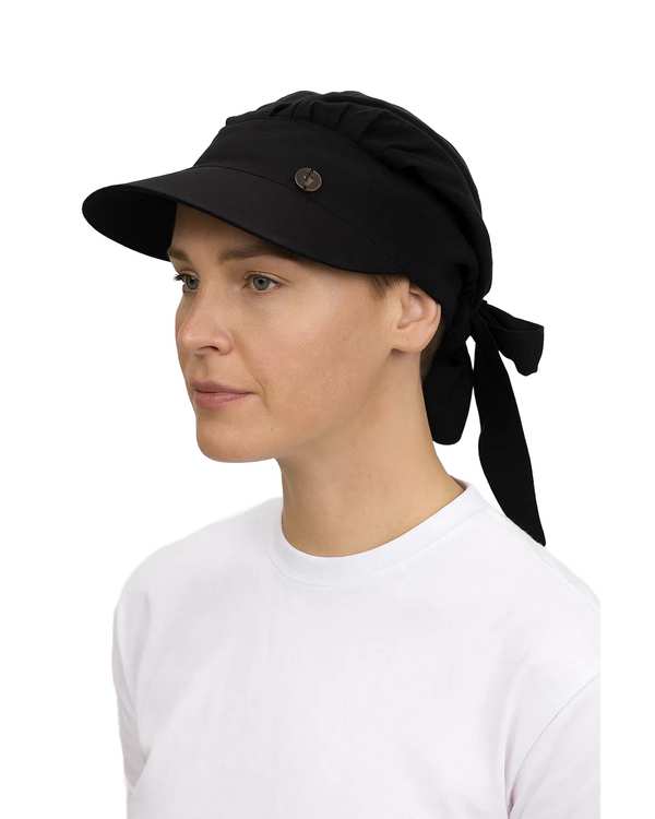 کلاه زنانه پشت کش دار مشکی تارتن Tartan کد 112992715 ?>