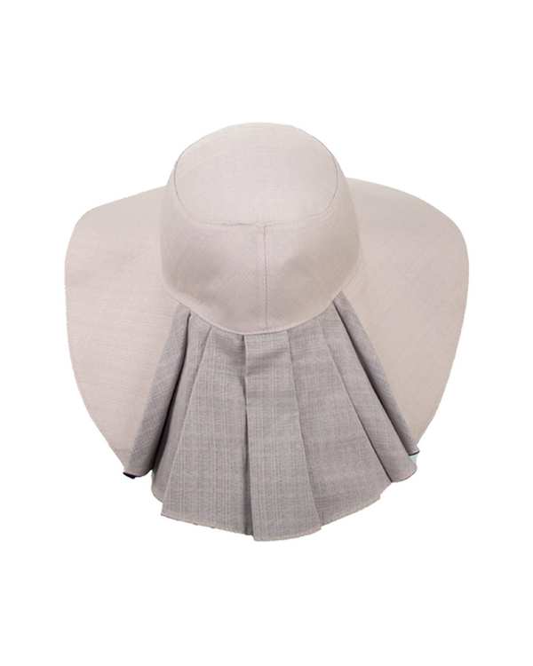 کلاه پارچه ای نقاب پیلی دار دو رو سرمه ای صورتی تارتن Tartan - تصویر 3