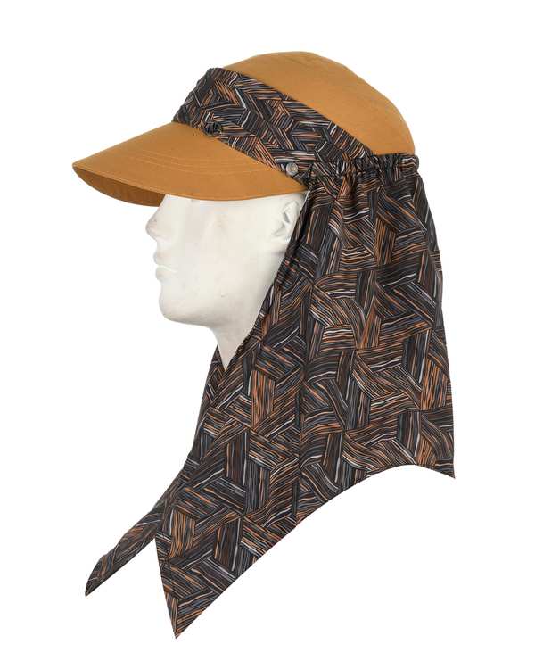 کلاه پارچه ای کلن رو سه تکه خردلی تارتن Tartan طرح مثلث - تصویر 4