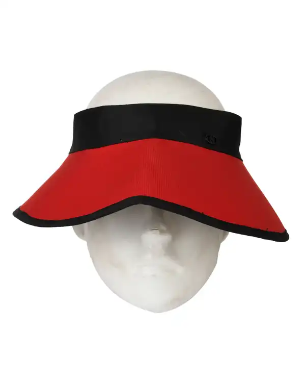 کلاه پارچه ای نقاب بلند هدبندی قرمز مشکی تارتن Tartan