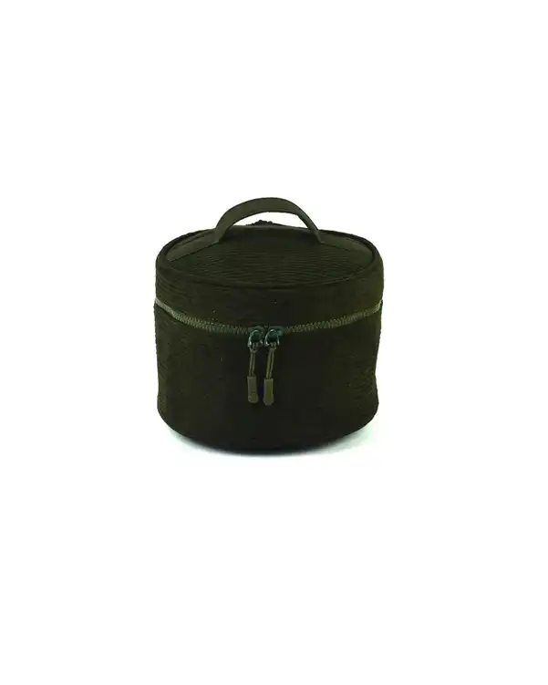 کیف لوازم آرایش کبریتی گرد سبز رنگ تا رنگ Rang Ta Rang کد 123601