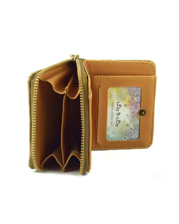 کیف پول زنانه جیکا کبریتی کرم رنگ تا رنگ Rang Ta Rang کد 165607 - تصویر 2