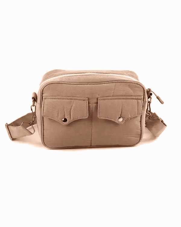 کیف دوشی دو جیب کرم رنگ تا رنگ Rang Ta Rang کد 130642