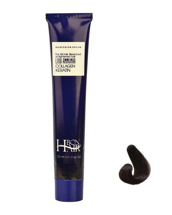 رنگ موی زنانه بن هیر Bon Hair قهوه ای متوسط شماره 4 حجم 100ml