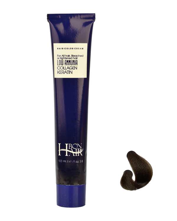 رنگ موی زنانه بن هیر Bon Hair زیتونی متوسط شماره 7.8 حجم 100ml