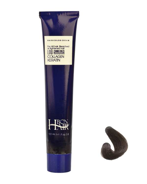 رنگ موی زنانه بن هیر Bon Hair بلوند خاکستری روشن شماره 6.1 حجم 100ml