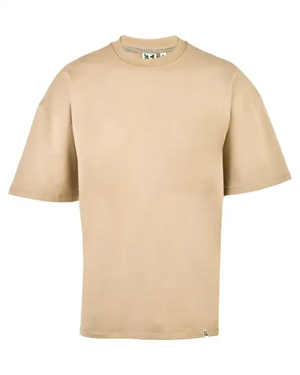 تی شرت مردانه یقه گرد کرم نفیر ور Nafir Wear کد 13771