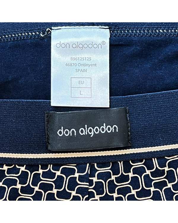 شورت مردانه اسلیپ سرمه ای don algodon مدل DOMUWPS33 هومنیتی Whomanity بسته 3 عددی - تصویر 4