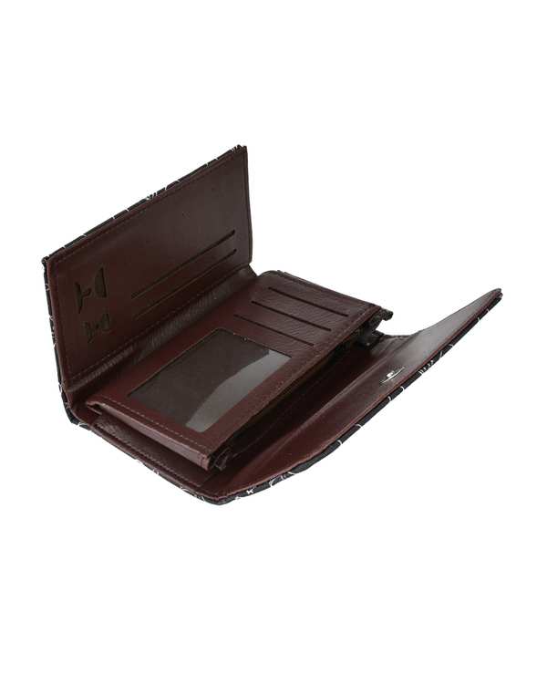 کیف پول وندی Vandy مدل شاپرک طرح کاکتوس مشکی کد 1025 - تصویر 3