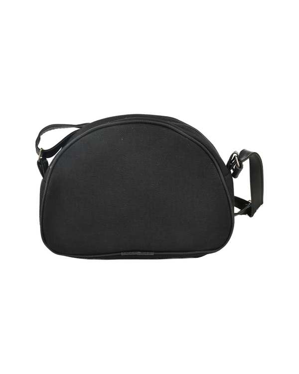 کیف دوشی مشکی قرمز وندی Vandy طرح گل درشت کد 1112 - تصویر 2