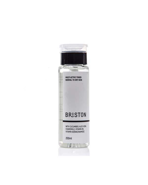 تونر آبرسان و پاک کننده صورت بریستون Briston مخصوص پوست نرمال تا خشک 200ml